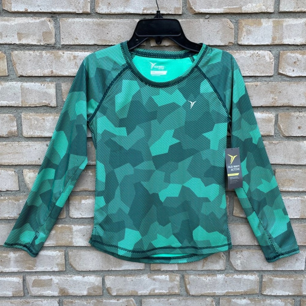 Old Navy Girls Active Long Sleeve T Shirt
Go- Dry Performance Top Sz M (8)